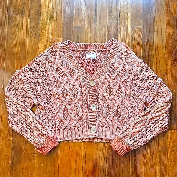 Pilcro Sweaters - Anthro/Pilcro chunky knit cardigan